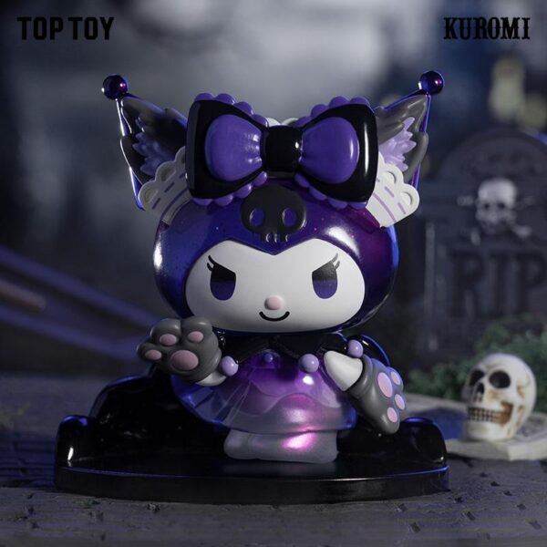 2302355610100_4 TOP TOY Sanrio Kuromi Werewolf Kill Blind Box - Cute Collectible Car Decor Figure, Limited Edition Anime Doll (2025 New)