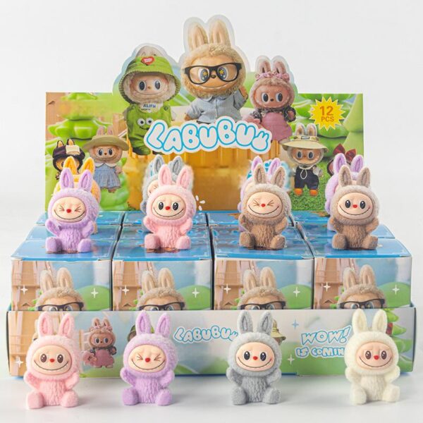 O1CN01Yg0VVl2N7aRU6hmLg_!!2216396819916-0-cib POP MART Labubu Plush Flocked Figure – Collectible Blind Box Toy for Kids, Cute Gift & Decor (2025 New)